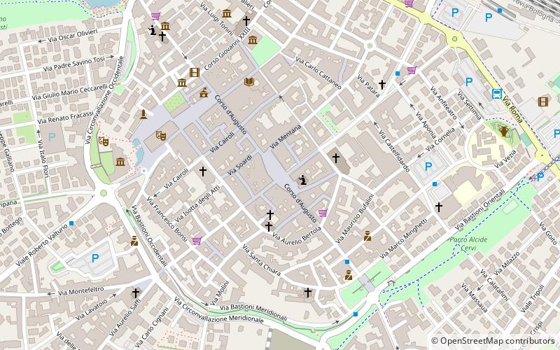 Piazza Tre Martiri location map