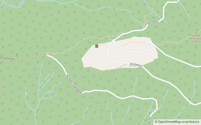 Pistoia Mountains Astronomical Observatory location map