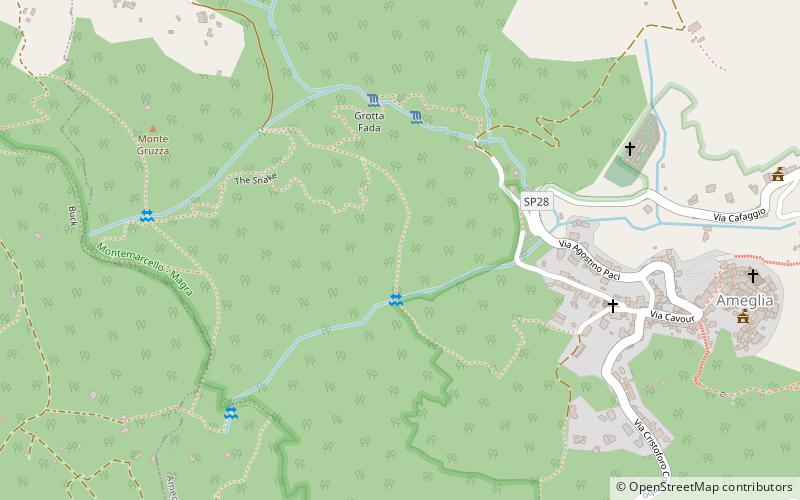Jardín botánico de Montemarcello location map