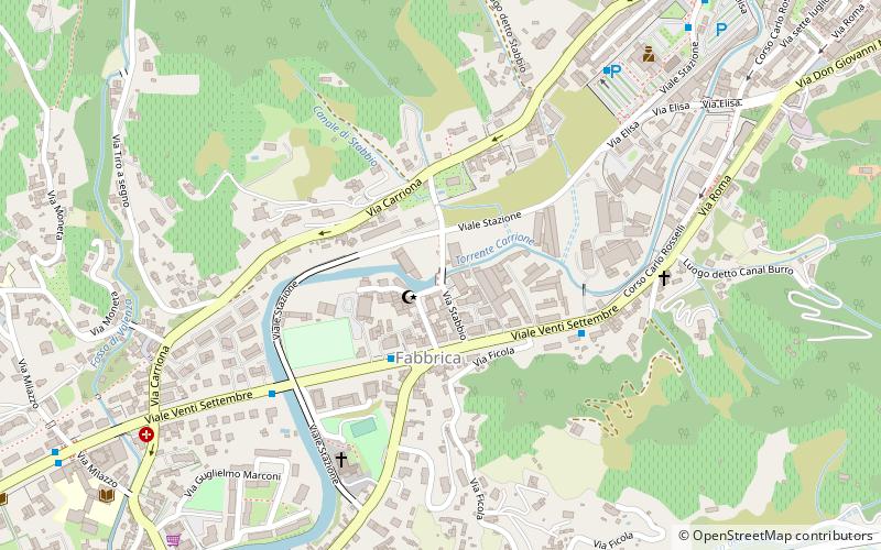 Via Stabbio location map