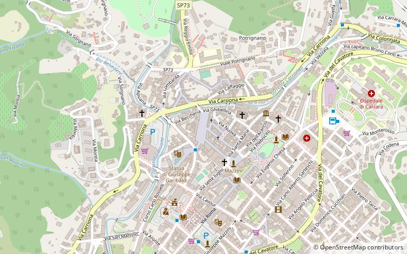 Piazza Alberica location map