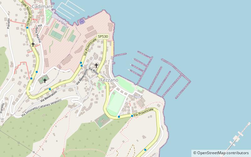 Fezzano Marina location map