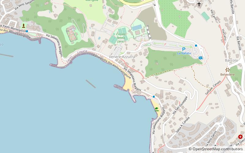 Venere Azzurra location map