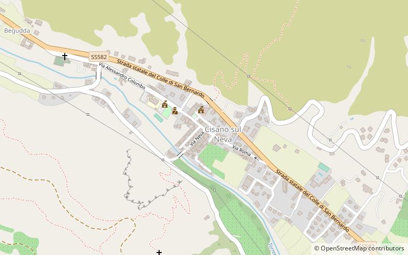Cisano sul Neva location map