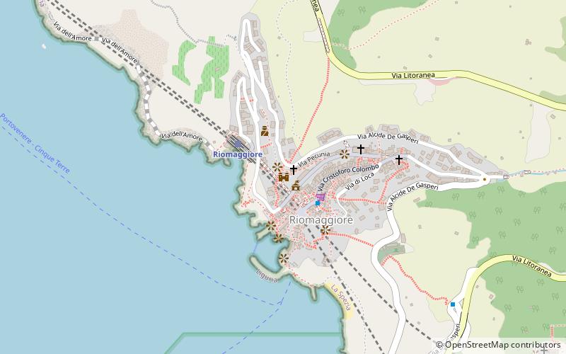 Castello di Riomaggiore location map