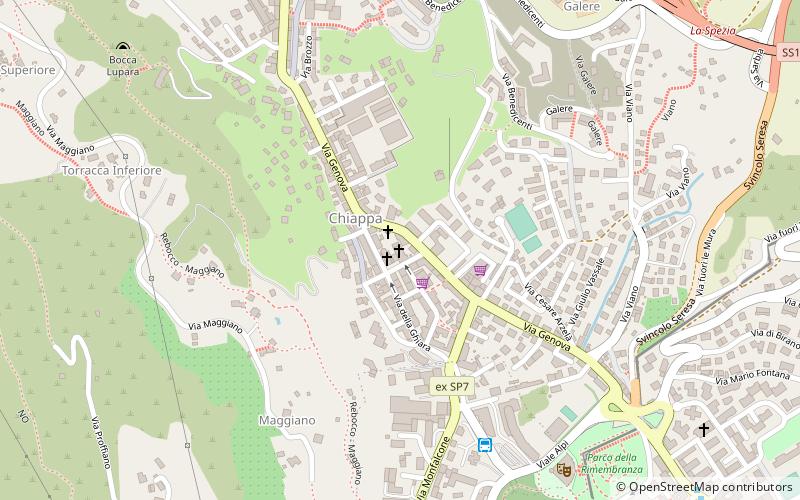 San Bernardo location map