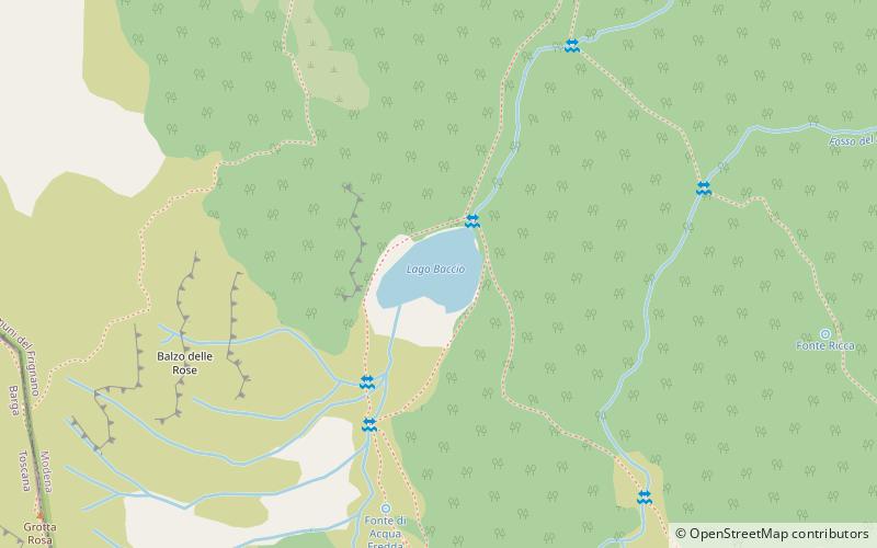 Baccio Lake location map