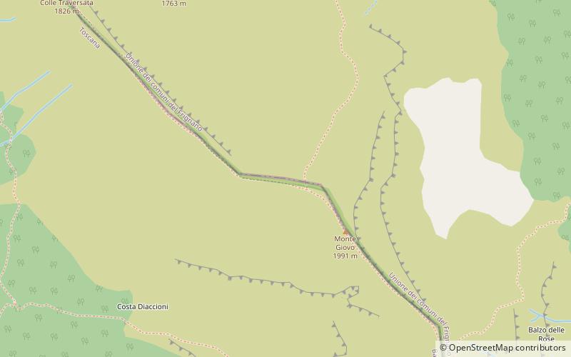 Monte Giovo location map
