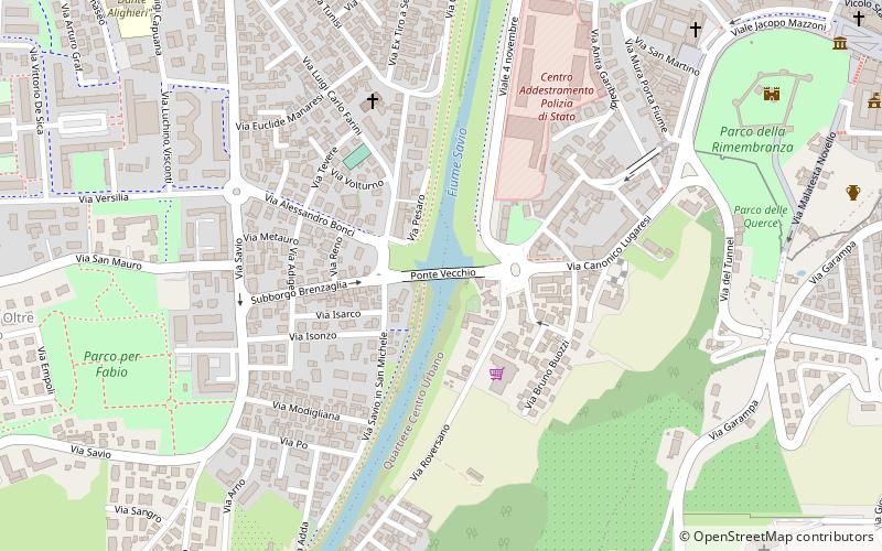 Ponte Vecchio location map