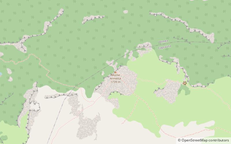 Monte Armetta location map