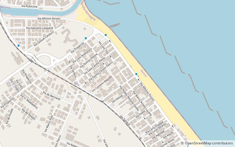Bellaria-Igea Marina location map