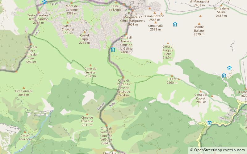 Cima di Pertegà location map