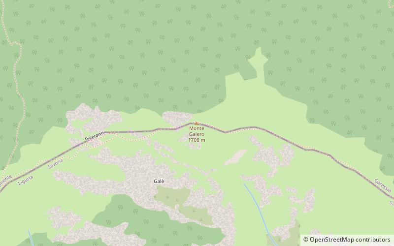 Monte Galero location map