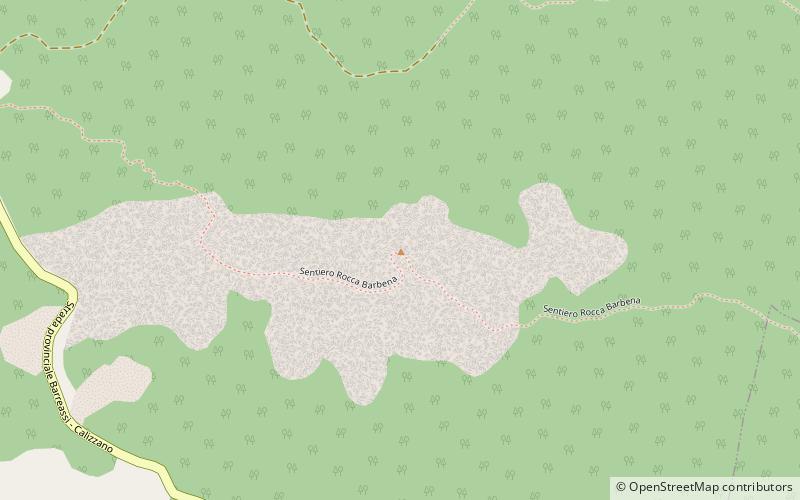 Rocca Barbena location map