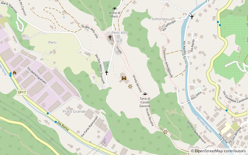 Castel Gavone location map