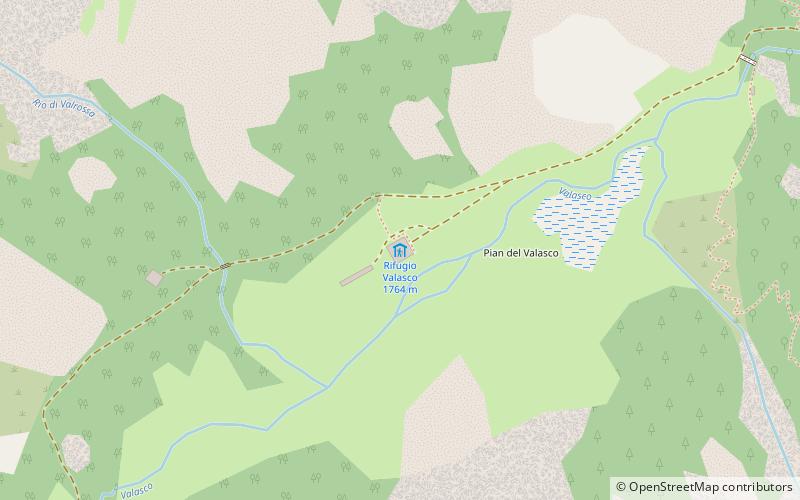 Rifugio Valasco location map