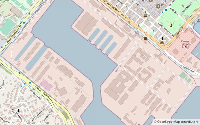 Arsenal militaire maritime de La Spezia location map