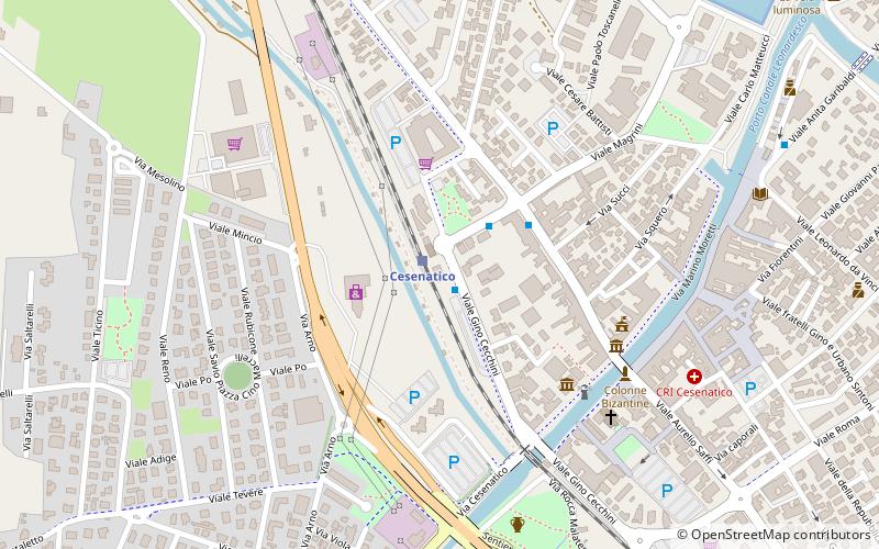 Spazio Pantani location map