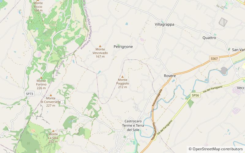 Mont Poggiolo location map
