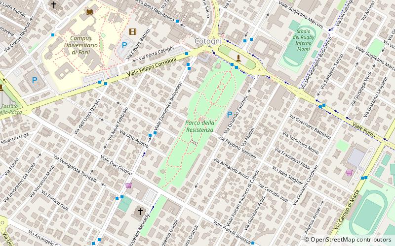 Parco della Resistenza in Forlì location map