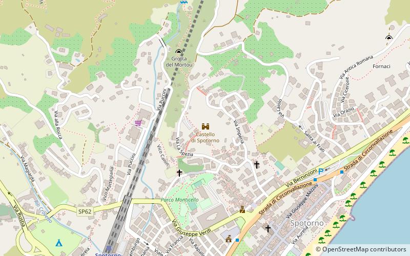 Castello di Spotorno location map