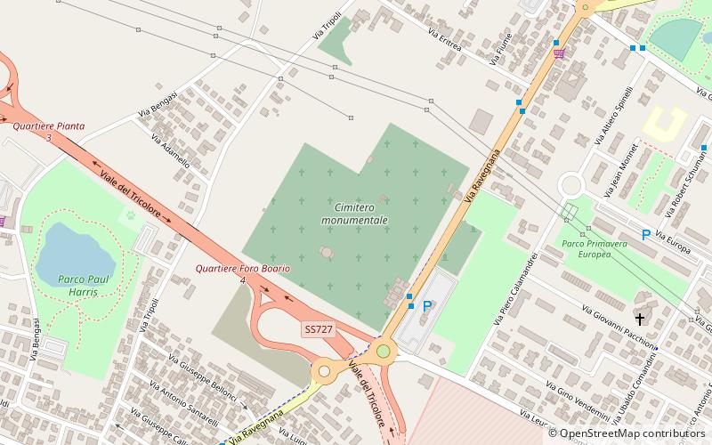 Cimitero Monumentale location map