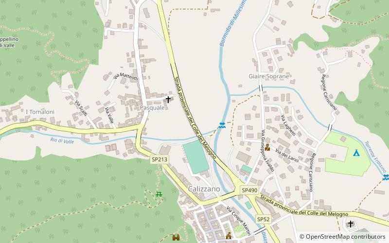 strada provinciale del colle del melogno calizzano location map