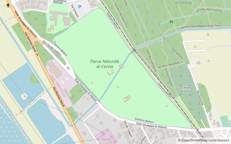 Parco Naturale di Cervia location map