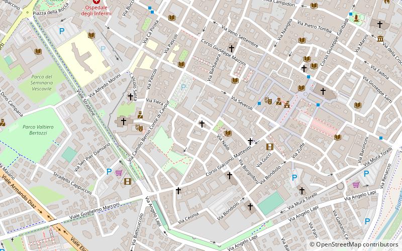 santantonio faenza location map