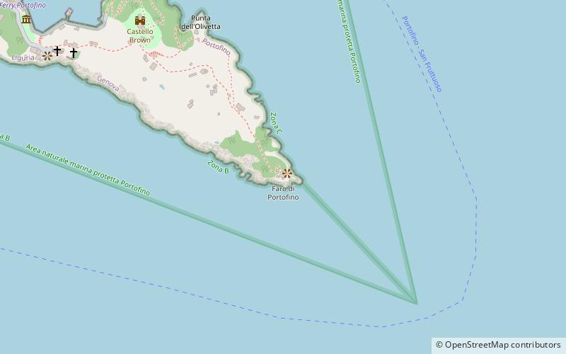 Faro di Portofino location map