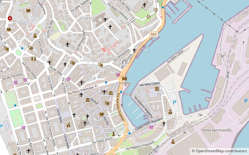 Torretta location map