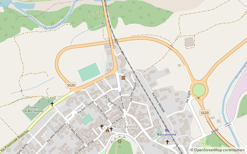 Roccavione location map