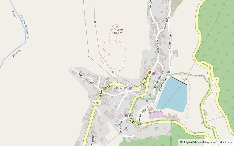 Ligonchio location map
