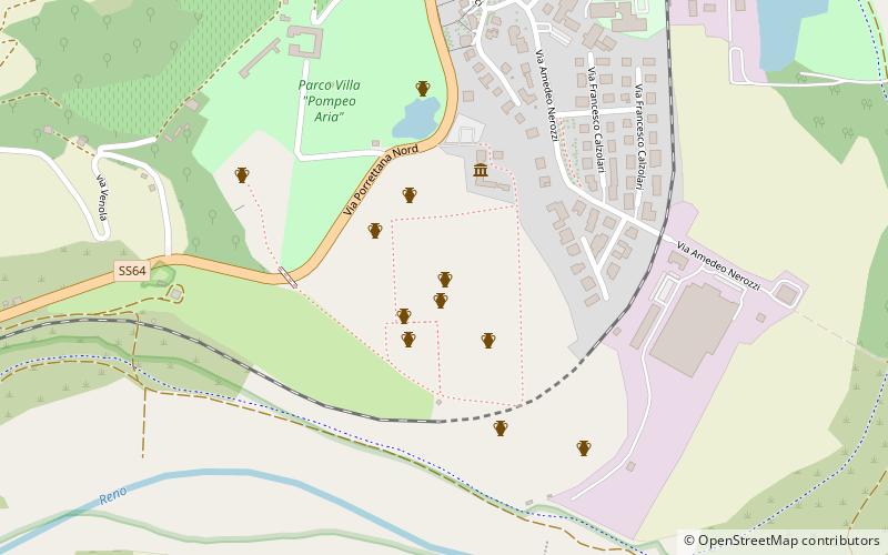 Area archeologica della antica città etrusca di Pian di Misano - Marzabotto location map