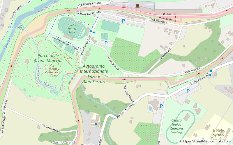 Autodromo Enzo e Dino Ferrari location map
