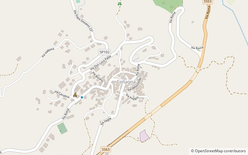 Collagna location map