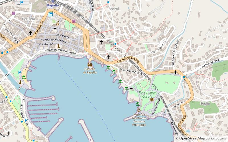 Bagni Tigullio Rapallo location map