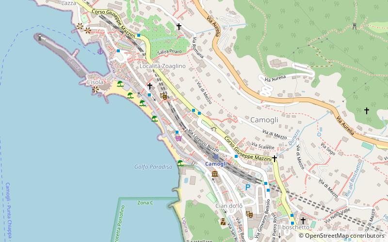 Camogli location map