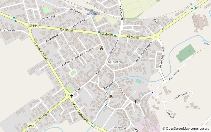 Beinette location map