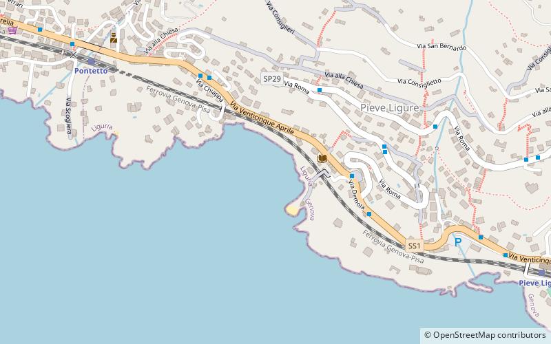 Pieve Ligure location map