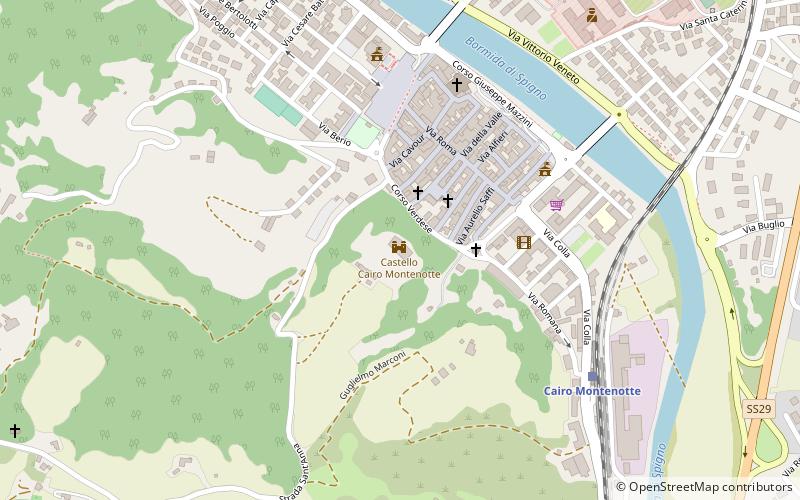 Castello Cairo Montenotte location map