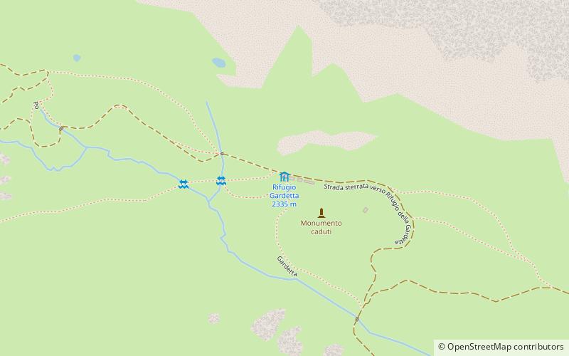 Rifugio Gardetta location map