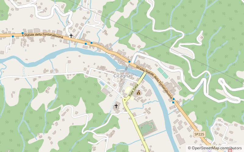 Cicagna location map