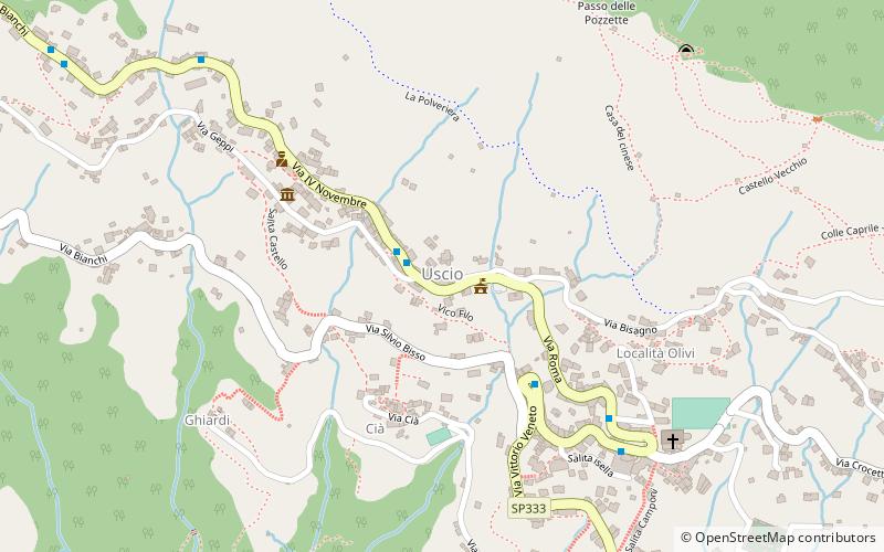 Uscio location map