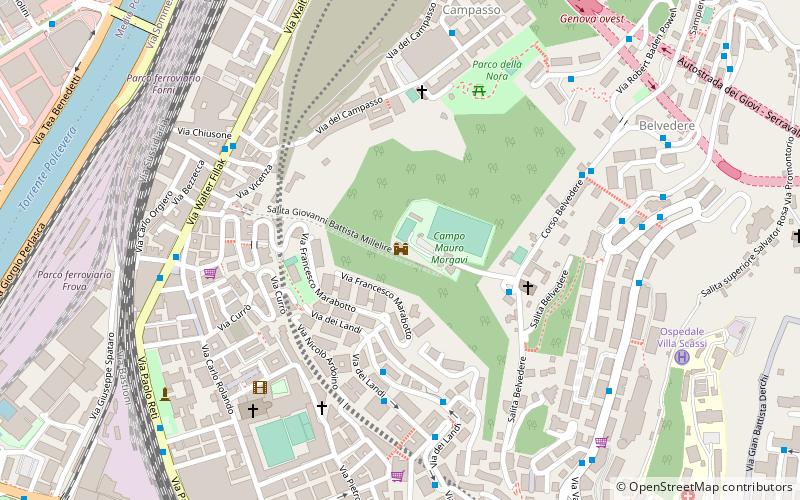 Forte Belvedere location map