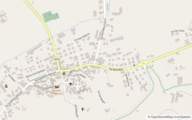 Morozzo location map