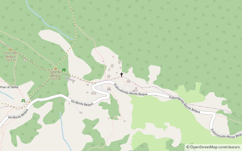 Santuario della Regina Pacis location map