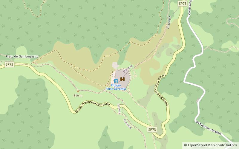 Forte Geremia location map