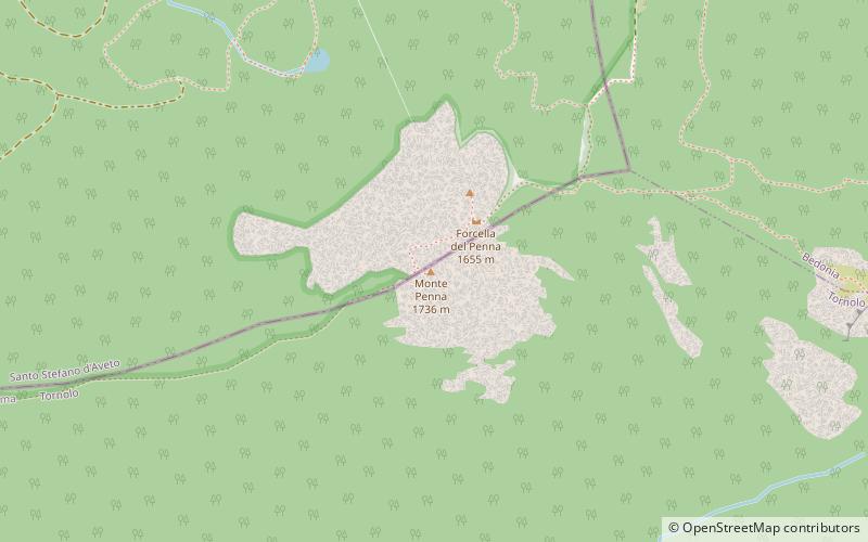 Mont Penna location map