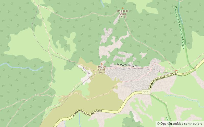 Bric del Dente location map